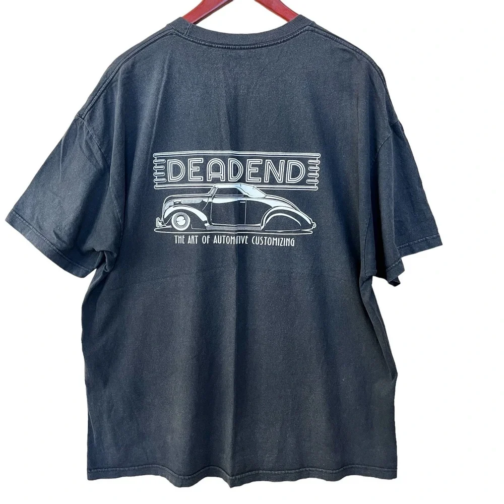 Deadend T Shirt Adult 2XL Black Official Cruising Gear Magazine Auto Graphic Tee
